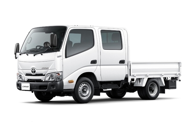 写真はダブルキャブ・4WD・ジャストロー・スチールデッキ・1.25トン積・3.0Lディーゼル車